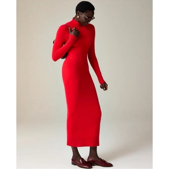 J.Crew Spring Street cashmere turtleneck sweater-dress - Picture 1 of 10